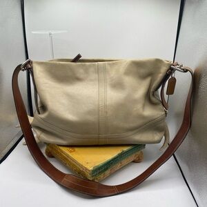 610Coach tan smooth leather #11516 (2017) PO
